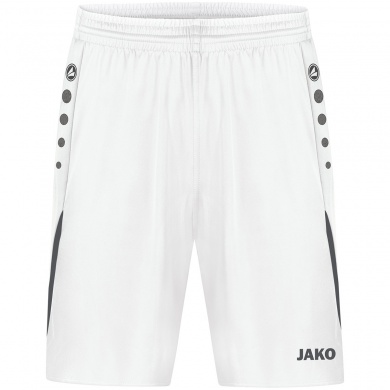 JAKO Sporthose Short Challenge (Polyester-Interlock, ohne Innenslip) kurz weiss Jungen